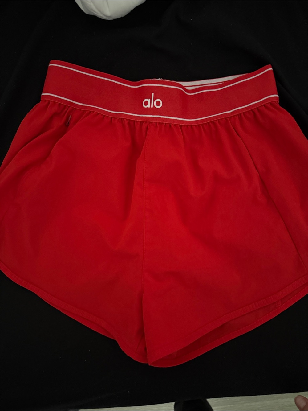 Brand new !!!!! ALO Yoga Red Athletic Short Shorts with Branded Waistband